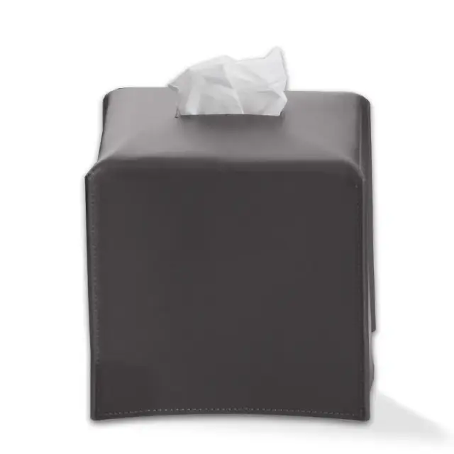 Контейнер для салфеток Decor Walther NAPPA KBQ 0938193 кожа NAPPA цвет-дымчато-серый