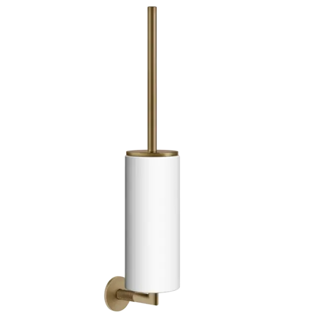 Ершик туалетный Gessi ANELLO 63719#726 цвет-белый/warm bronze brushed PVD