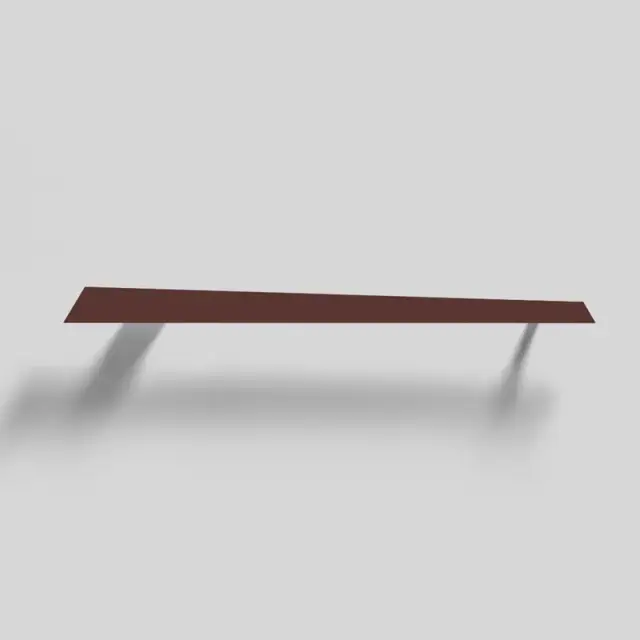 Полотенцесушитель электрический Antonio Lupi Katana KATANA.SX цвет-POMPEIANO GOFFRATO-5104