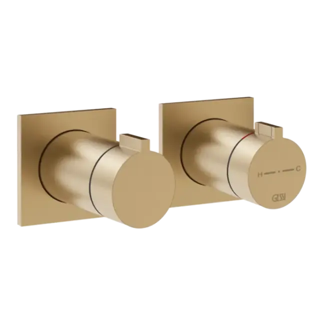 Термостат Gessi INVERSO 73034#726 цвет-warm bronze brushed PVD