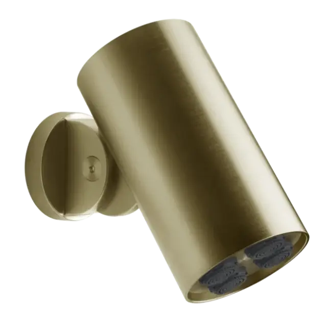 Верхний душ Gessi OUTDOOR FLESSA 57201#727 цвет-браш.латунь PVD