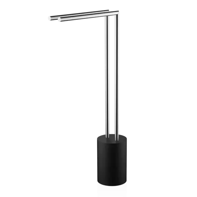 Держатель для полотенец Decor Walther STONE HT2 0971765 цвет-черный матовый/сталь матовая