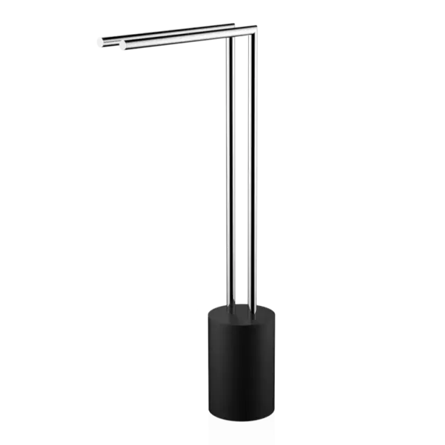 Держатель для полотенец Decor Walther STONE HT2 0971764 цвет-черный матовый/хром