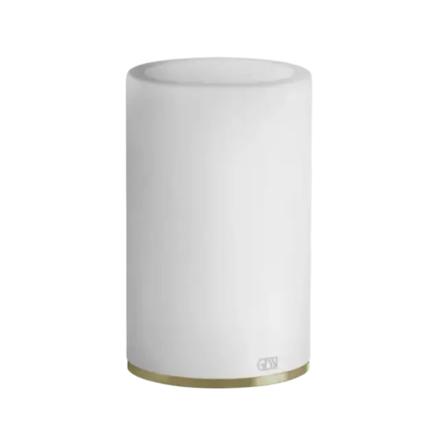 Стакан Gessi GESSI316 54731#727 цвет-белый/браш.латунь PVD