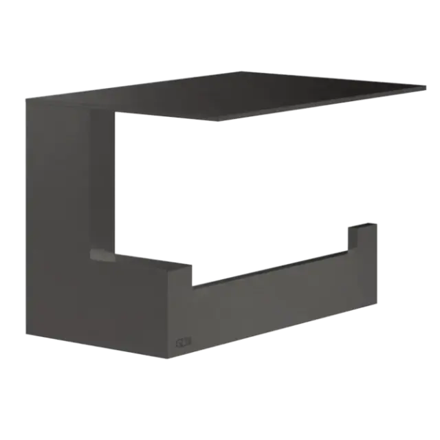 Держатель для туалетной бумаги Gessi Rettangolo 20849#707 цвет-black metal brushed PVD