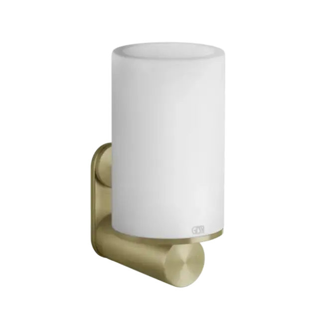 Стакан Gessi GESSI316 54707#727 цвет-белый/браш.латунь PVD