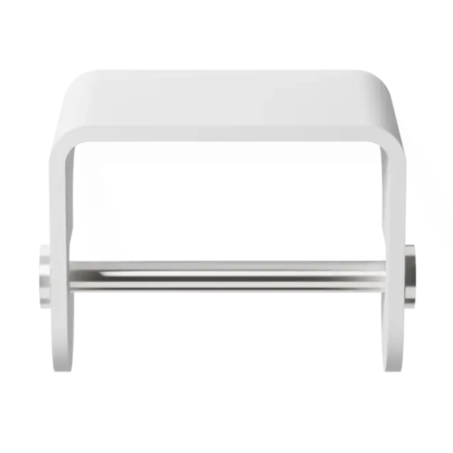 Держатель для туалетной бумаги Decor Walther STONE TPH4 0974555 сталь/белый