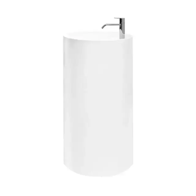 Раковина NIC design OVVIO 001.454.001 белый блестящий