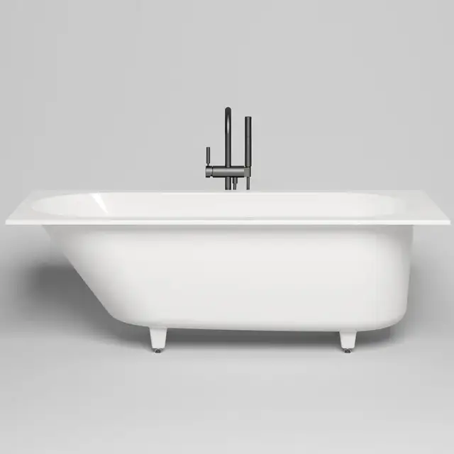 Ванна SALINI ORNELLA KIT 170х70 102413G S-Sense глянцевый белый/дон.клап. Up&Down белый