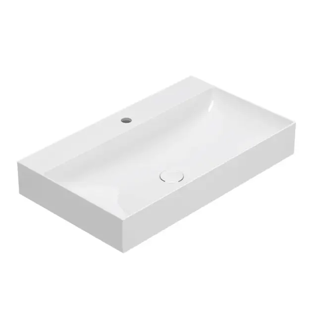 Раковина Globo Ceramica T-EDGE B6R81BI цвет-белый блестящий