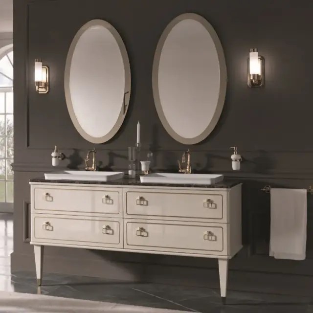 Комплект мебели Mia Italia TORINO с 2 раковинами+2 зеркала