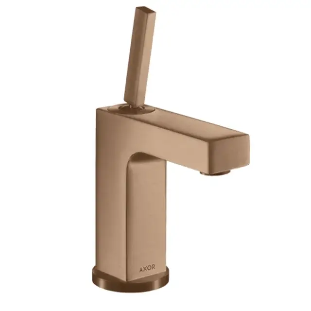 Смеситель для раковины AXOR Citterio 39010310 цвет-шлифованное красное золото