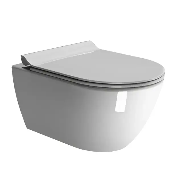 Унитаз подвесной GSI PURA с креплением и сиденьем