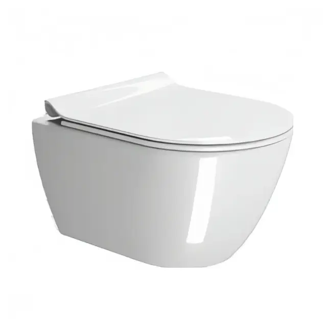 Унитаз GSI Pura 8816FR511+MS86CSN11 белый глянцевый