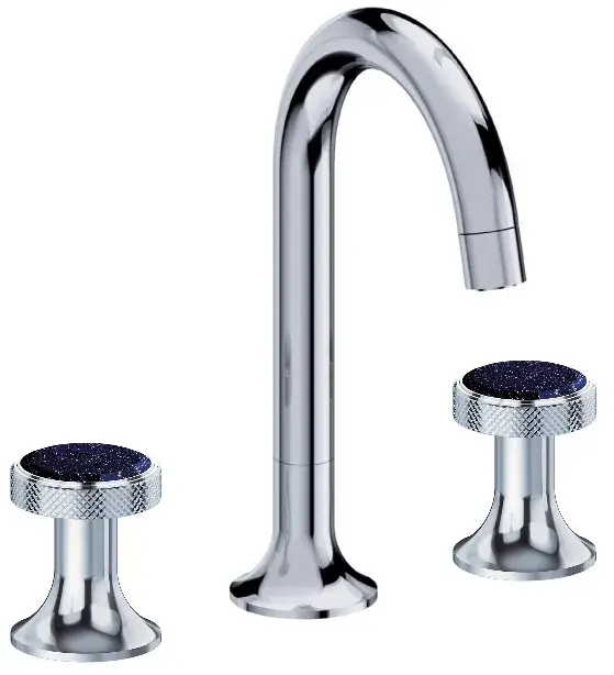 Смеситель для раковины Jorger Valencia 638.30.300.000-56 chrome/blue aventurine