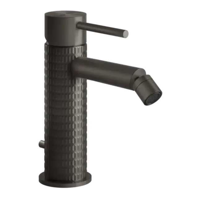 Смеситель для биде Gessi MECCANICA 54207#707 цвет-Black Metal Brushed PVD