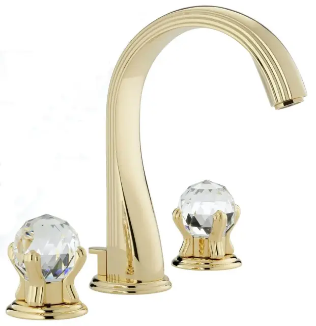 Смеситель для раковины THG Najem E53.H52.151 золото PVD