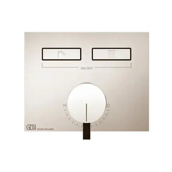 Смеситель для душа Gessi HI-FI 63079#149 FINOX BRUSHED NICKEL