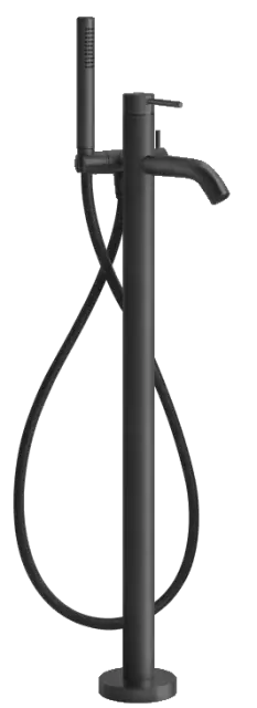 Смеситель для ванны Gessi GESSI316 BATH316 54028#707 цвет-Black Metal Brushed PVD