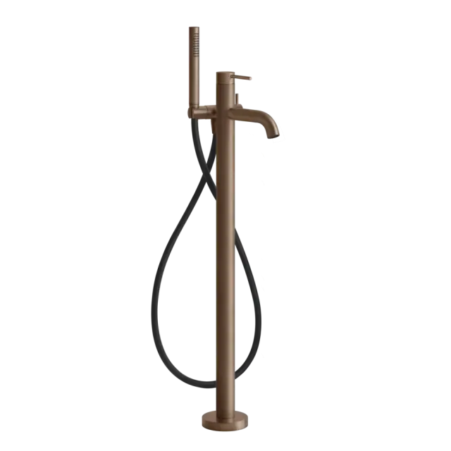 Смеситель для ванны Gessi GESSI316 54028#708 Copper Brushed PVD