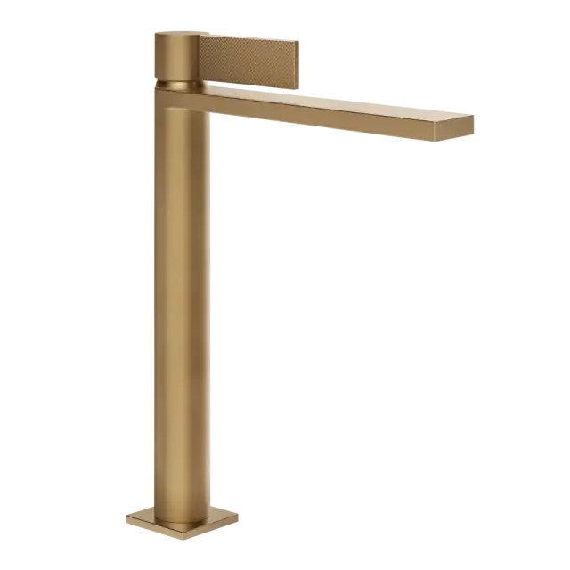Смеситель для раковины Gessi INVERSO DIAMANTATO 73604#726 цвет-Warm Bronze Brushed PVD