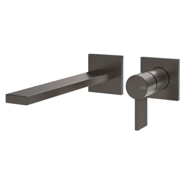 Смеситель для раковины Gessi INVERSO DIAMANTATO 73688#707 цвет-Black Metal Brushed PVD