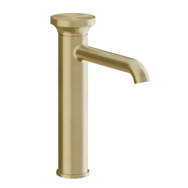 Смеситель для раковины Gessi ORIGINI 66006#727 браш.латунь PVD
