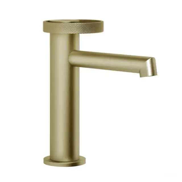 Смеситель для раковины Gessi ANELLO 63302#727 браш.латунь PVD
