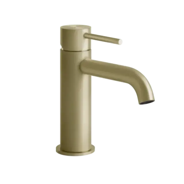 Смеситель для раковины Gessi FLESSA 54002#727 цвет-браш.латунь PVD
