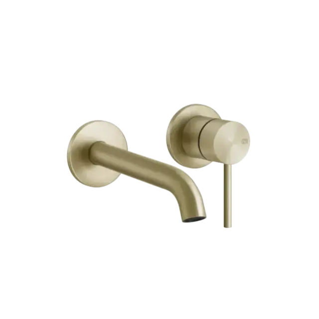 Смеситель для раковины Gessi FLESSA 54086#727 цвет-браш.латунь PVD