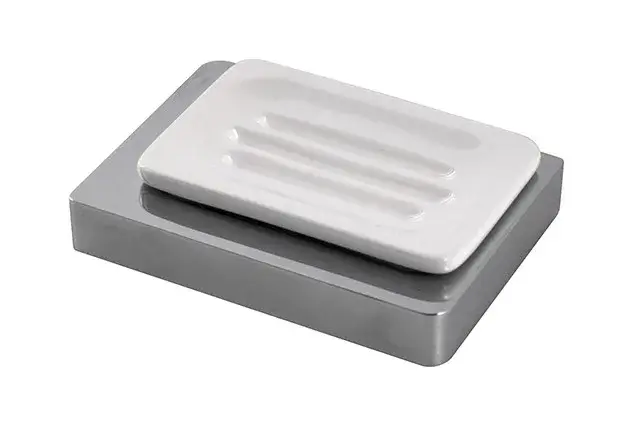 NOKEN LOUNGE Мыльница настенная, белый/хром