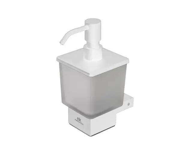 NOKEN URBAN C Дозатор настенный, стекло/белый