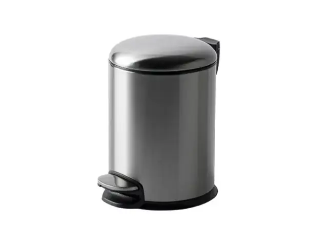 NOKEN TOUCHLESS Ведро с педалью, 5 л, плавное закрывание, полированная нержавеющая сталь