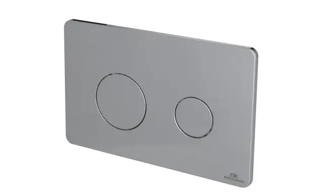 NOKEN RONDO Клавиша для двойного смыва, хром