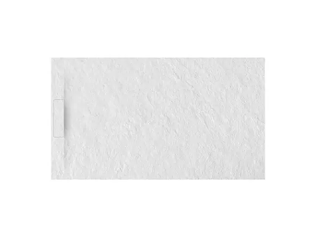 NOKEN UNSEEN Поддон из минерального литья с фактурной поверхностью, 140x80х2,5h см, белый