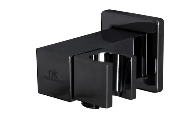 NOKEN COTA Настенный держатель для ручного душа, с подводом воды, черный