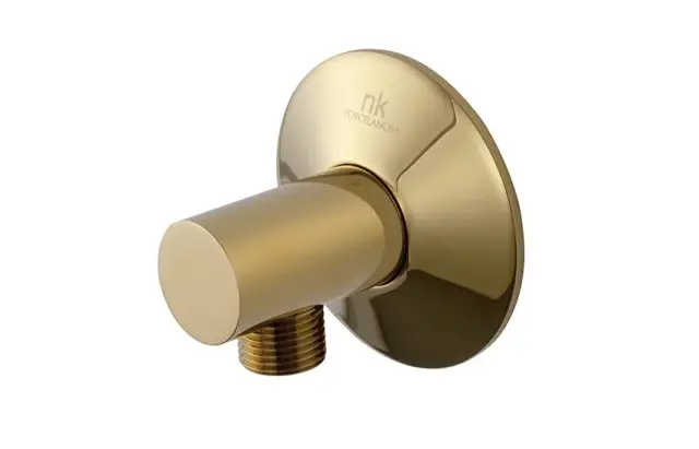 NOKEN LIGNAGE Подвод воды настенный, для гибкого шланга, золото