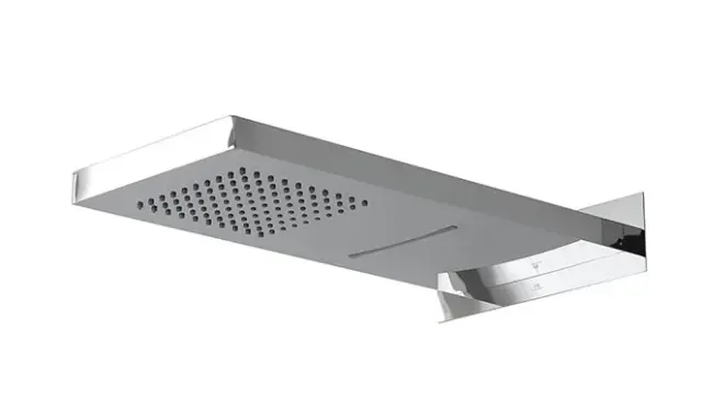 NOKEN LOGIC Верхний душ из стены с функцией дождевого душа и каскада, хром