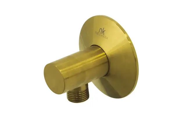 NOKEN LIGNAGE Подвод воды настенный, для гибкого шланга, браш. золото