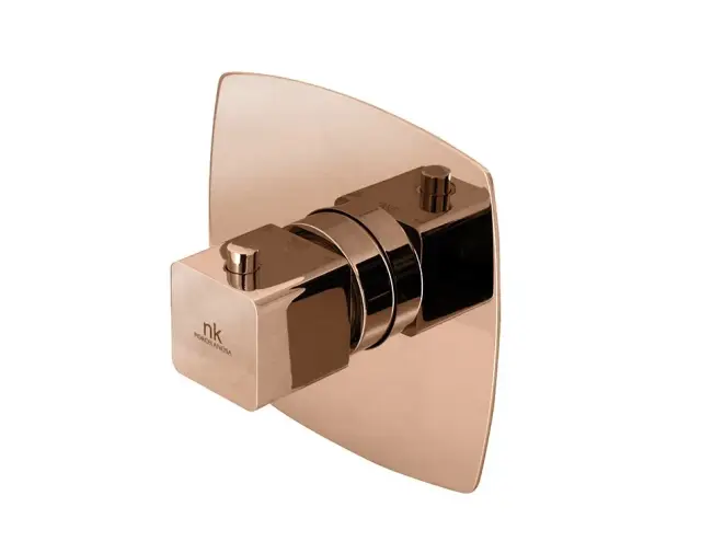 NOKEN LOUNGE Смеситель с термостатом, утопленный, 3/4”, 60 л/мин, без запорного вентиля, медь