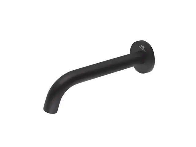 NOKEN ROUND Излив для ванны, при 3 барах 18 л/мин, вылет 188 мм, черный матов