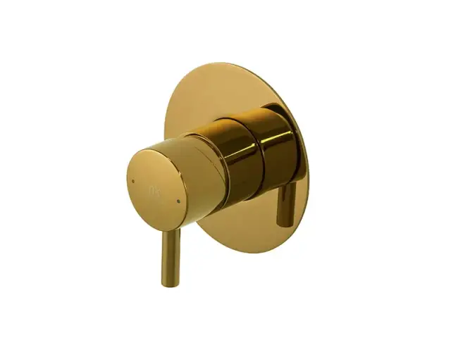 NOKEN ROUND Внешняя часть смесителя для душа на 1 потребитель, золото