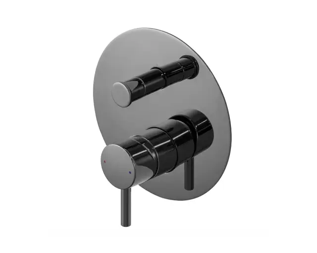 NOKEN ROUND Внешняя часть смесителя для ванны/душа, титан