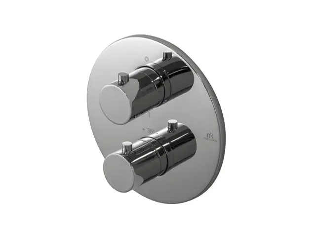 NOKEN ROUND Внешняя часть термостата, хром