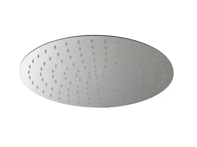 NOKEN ROUND Верхний душ 40 см, с шаровым соединением, 15 л/мин, полированная сталь