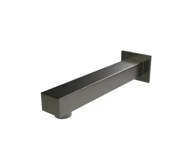 NOKEN SQUARE Излив для ванны, с подключением 1/2”, браш. титан