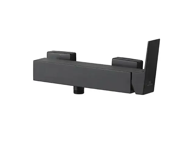 NOKEN SQUARE Смеситель для душа настенный, 18 л/мин, черный матовый