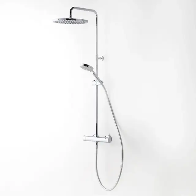 NOKEN TEC ROUND MIXER Душевая стойка с однорычажным смесителем, хром