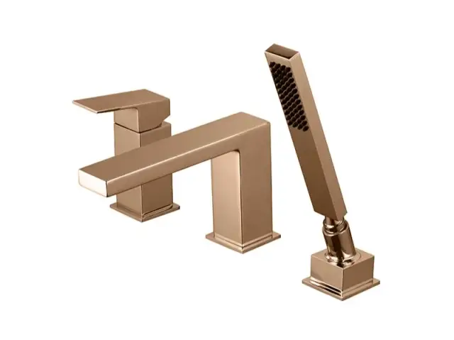 NOKEN SQUARE Внешняя часть смесителя на борт ванны, медь
