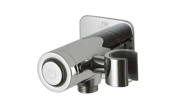 NOKEN TOUCH&FEEL Держатель ручного душа с подводом воды и кнопкой, хром